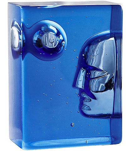 Kosta Boda Azur Moon Bertil Vallien Petrol Blue Figurine