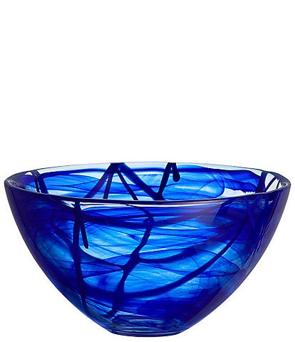 Kosta Boda Contrast Blue on Blue Bowl
