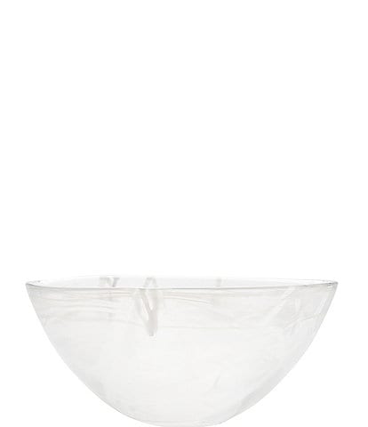 Kosta Boda Contrast Large Bowl, White