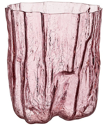 Kosta Boda Crystal Crackle Tall Vase