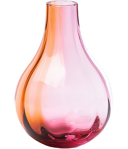 Kosta Boda Iris Vase Pink Amber