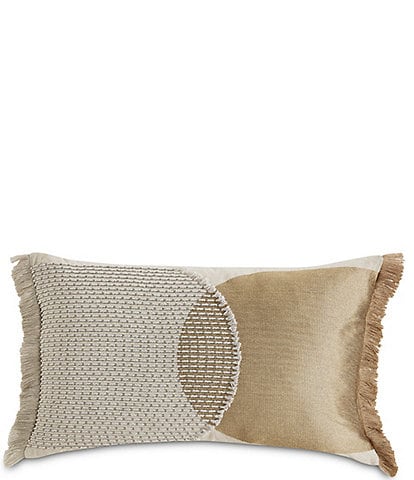 Kravet Couching Embroidered Fringed Breakfast Decorative Pillow