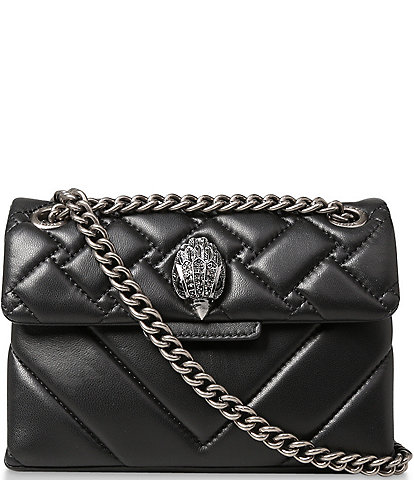Kurt Geiger London Kensington Mini Quilted Leather Crossbody Bag