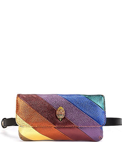 Kurt Geiger London 0.78" Sunset Rainbow Metallic Belt Bag