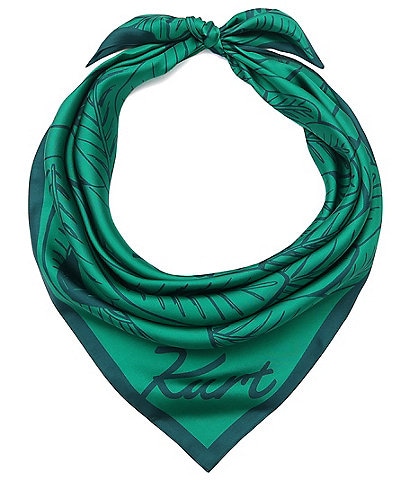 Kurt Geiger London Animal Print Silk Square Scarf