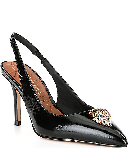 Kurt Geiger London Belgravia  Leather Slingback Pumps