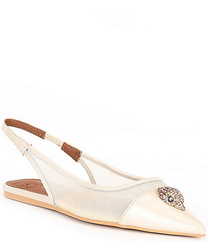 Kurt Geiger London Belgravia Mesh Slingback Flats