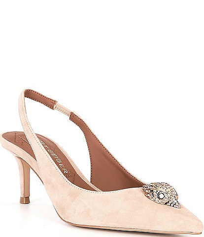 Kurt Geiger London Belgravia Suede Slingback Dress Pumps