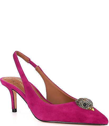 Kurt Geiger London Belgravia Suede Slingback Pumps