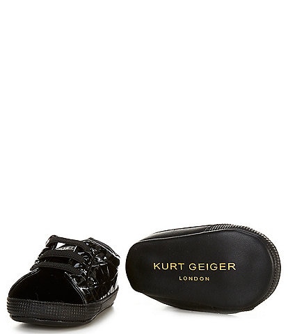 Kurt Geiger London Boys' Laney Eagle Sneaker Crib Shoes (Infant)