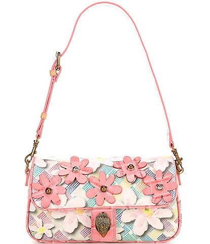 Kurt Geiger London Camden Flap Flower Shoulder Bag