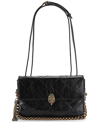 Kurt Geiger London Celia Quilted Flap Leather Shoulder Bag
