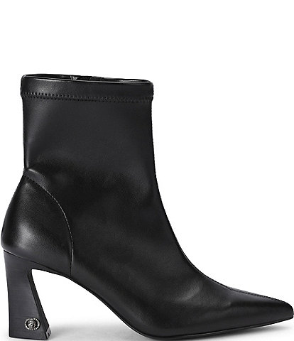Kurt Geiger London Chelsea Stretch Faux Leather Micro Eagle Ankle Booties