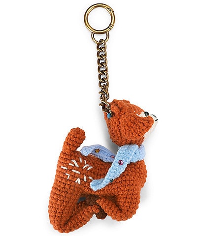 Kurt Geiger London Crochet Deer Bag Charm Keychain