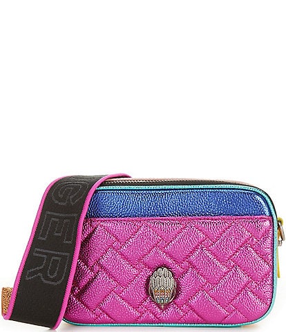Kurt Geiger London Double Zip Kensington Camera Crossbody Bag