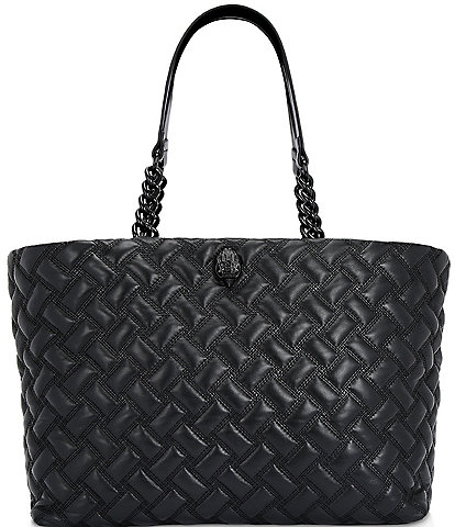 Kurt Geiger London Drench Quilted Leather Shopper Tote Bag