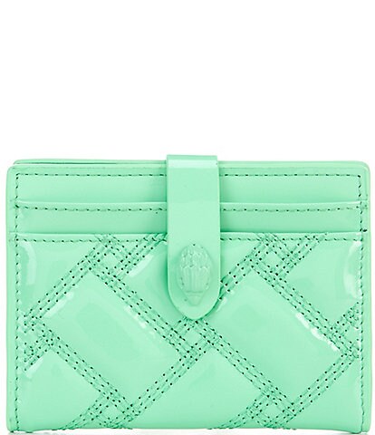 Kurt Geiger London Drench Quilted Patent Leather Multi Card Holder