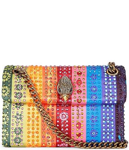 Kurt Geiger London Fabric Mini Kensington Convertible Crossbody Bag