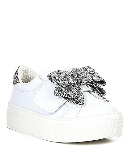 Kurt Geiger London Girls' Laney Leather Bow Sneakers (Infant)