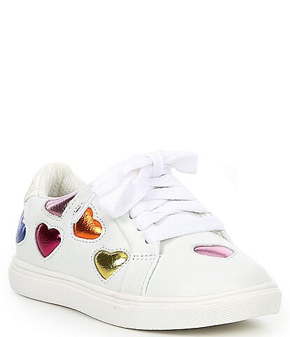 Kurt Geiger London Girls' Mini Love Leather Lace-Up Sneakers (Toddler)