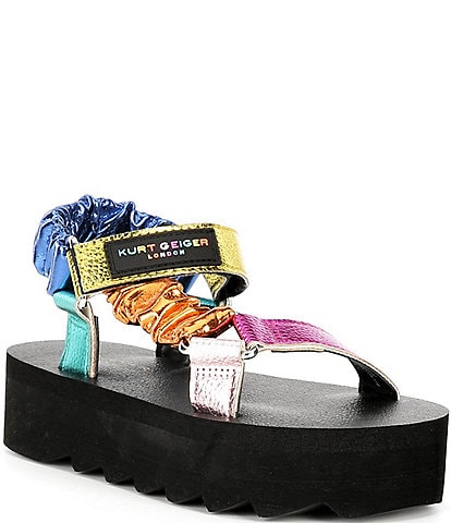 Kurt Geiger London Girls' Orion Colorblock Platform Sandals (Youth)