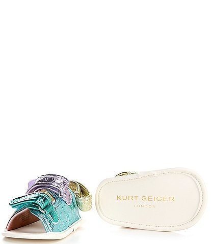 Kurt Geiger London Girls' Orson Sandal Crib Shoes (Infant)