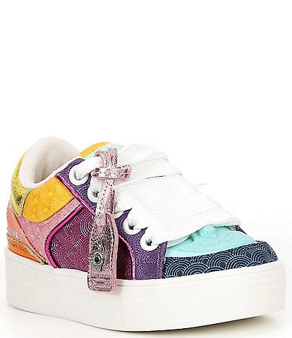 Kurt Geiger London Girls' Southbank Tag Suede Sneakers (Toddler)
