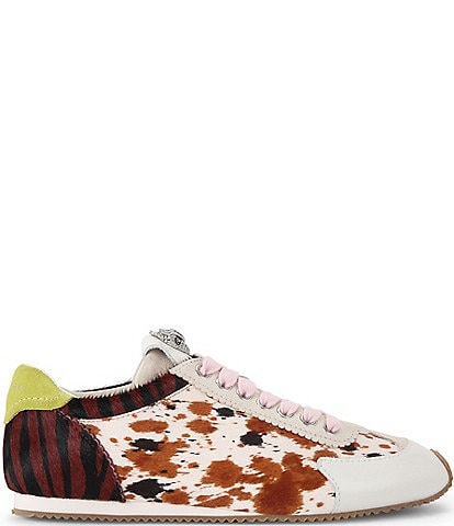 Kurt Geiger London Islington Mixed Animal Print Calf Hair Sneakers