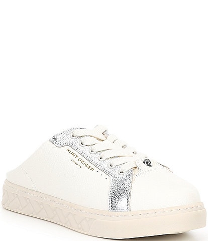 Kurt Geiger London Kensington Cupsole Leather Faux Fur Mule Sneakers