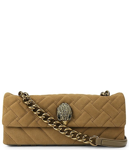 Kurt Geiger London Kensington Suede East-West Kurt Shoulder Bag