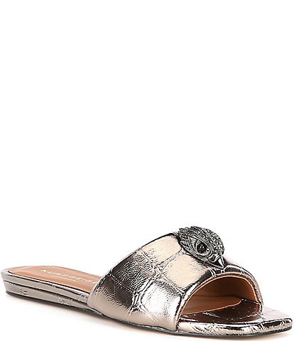 Kurt Geiger London Kensington Flat Leather Sandals