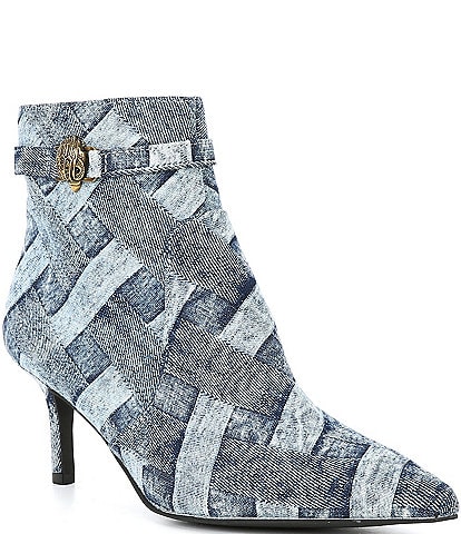 Kurt Geiger London Kensington Flexi Denim Ankle Boots