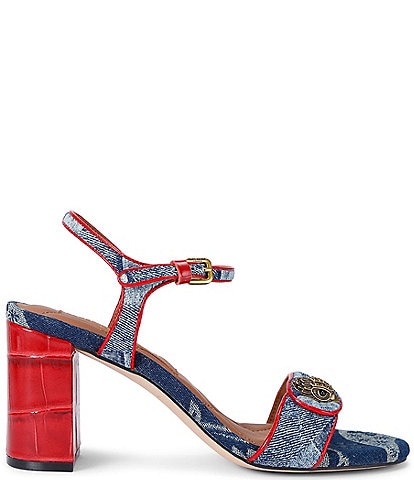 Kurt Geiger London Kensington Langley Denim Sandals