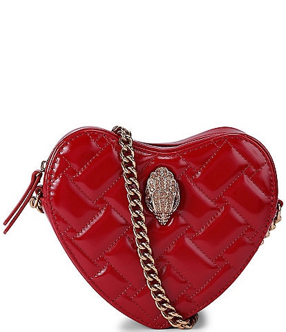 Kurt Geiger London Kensington Leather Heart Crossbody Bag