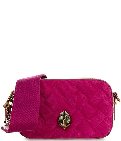 Kurt Geiger London Kensington Small Camera Suede Crossbody Bag