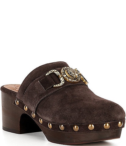 Kurt Geiger London Mansion Suede Clogs