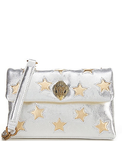 Kurt Geiger London Medium Soft Kensington Metallic Star Crossbody Bag