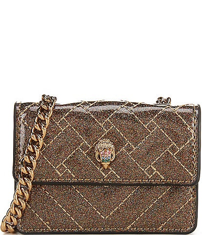 Kurt Geiger London Micro Gold Kensington Crossbody Bag