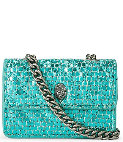 Kurt Geiger London Micro Kensington Metallic Crossbody Bag
