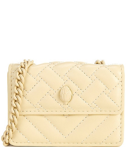 Kurt Geiger London Micro Solid Quilted Crossbody Bag
