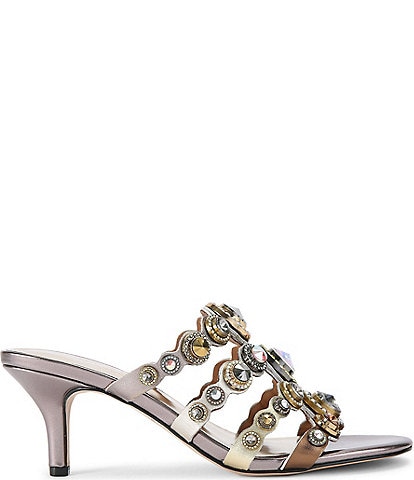 Kurt Geiger London Octavia Strappy Jewel Slide Sandals