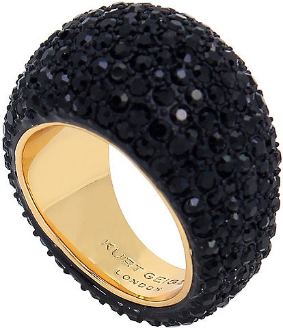 Kurt Geiger London Pav Dome Crystal Cocktail Ring