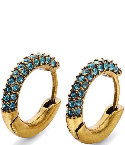 Kurt Geiger London Pav Huggie Hoop Earrings