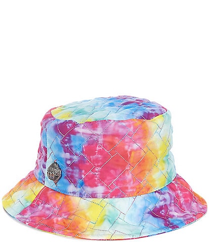 Kurt Geiger London Quilted Rainbow Tie Dye Bucket Hat