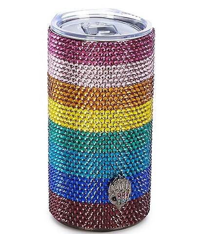 Kurt Geiger London Rainbow Crystal Can Tumbler Cup