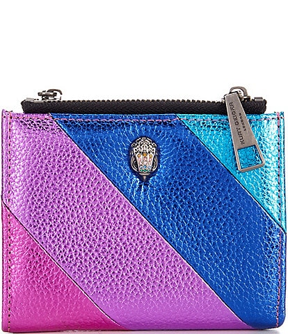 Kurt Geiger London Rainbow Stripe Mini Bifold Wallet