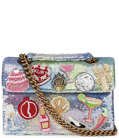 Kurt Geiger London Sequin Kensington Convertible Crossbody Bag