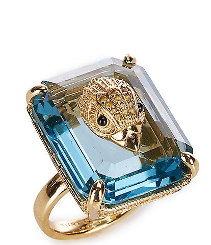 Kurt Geiger London Signature Eagle Crystal Statement Cocktail Ring