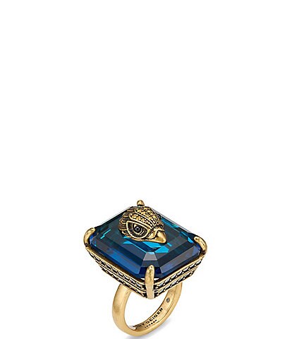 Kurt Geiger London Signature Eagle Gem Cocktail Ring