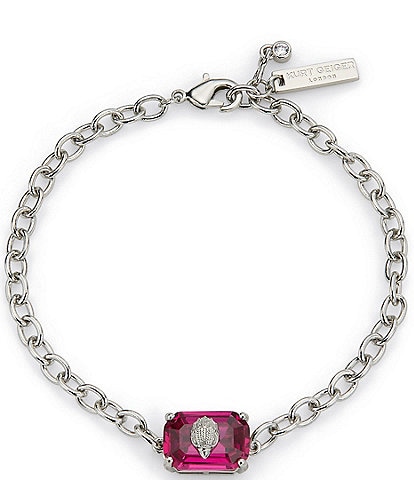 Kurt Geiger London Signature Eagle Gem Link Line Bracelet